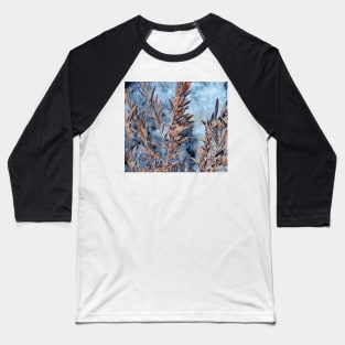 Willow leaves in silver and copper Baseball T-Shirt